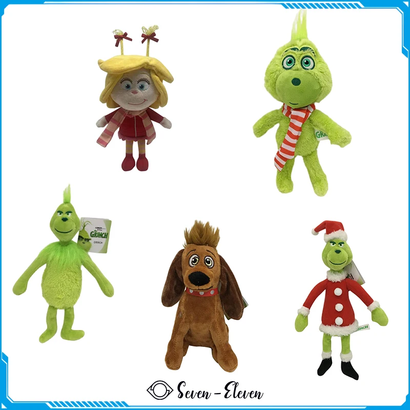 

Grinch Plush Toy Perfect Christmas Decoration Green Haired Monster Figurine Adorable Grinch Plush Children Toy Birthday Gift