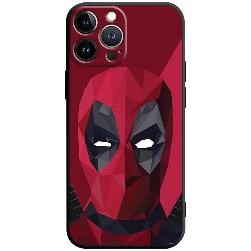 thumbnail image 1 of Funda de teléfono de silicona de Marvel Deadpool para Apple iPhone 15, 11, 14, 13, 12 Pro Max, 13, 12 Mini, XS Max, XR, X, 7, 8 Plus, 1 of 5