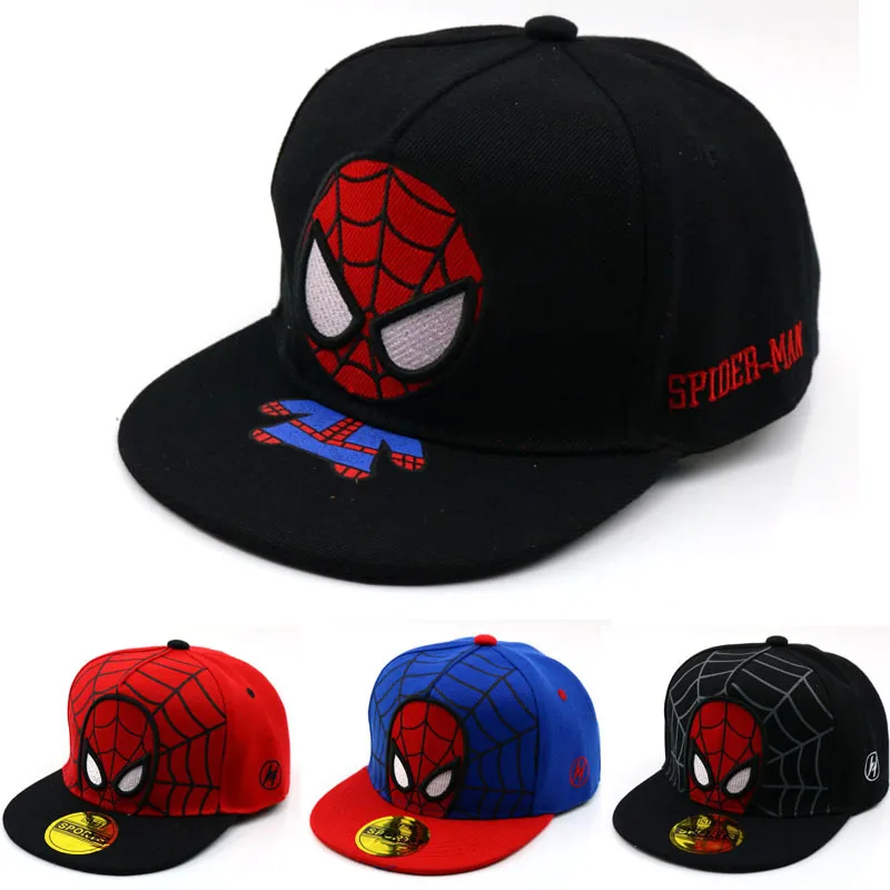 Baseball Hat Spider Man 3-7 Years Kids Superhero Peter Parker Boys and Girls Outdoor Sun Beach
