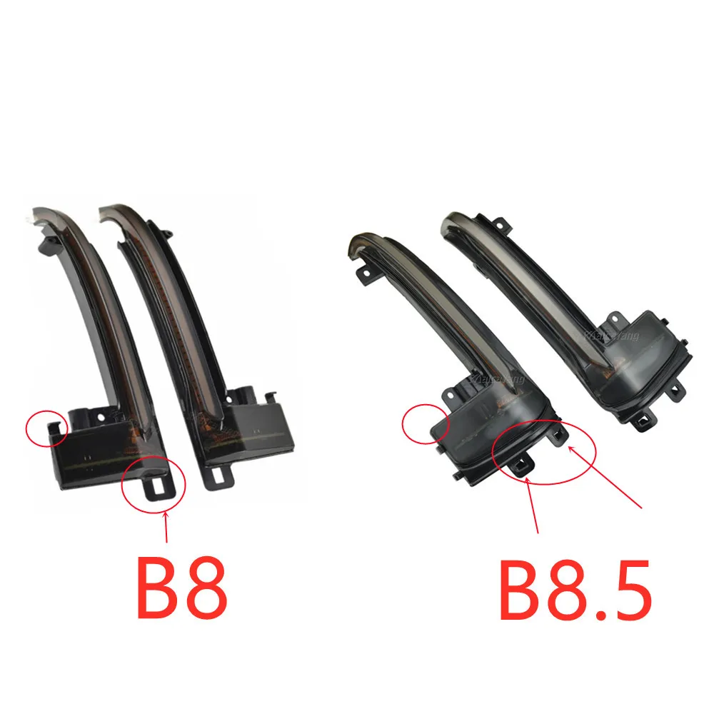 Dynamische Sequentiële Blinkers Voor Audi A4 B8 Blau/Gelb Dynamic Blinker Spiegel Leuchte Für Audi A3 8P A4 A5 B8 B8.5 Q3 A6 C6 4F S6 LED Blinker Seiten Anzeige SQ3 A8 D3
