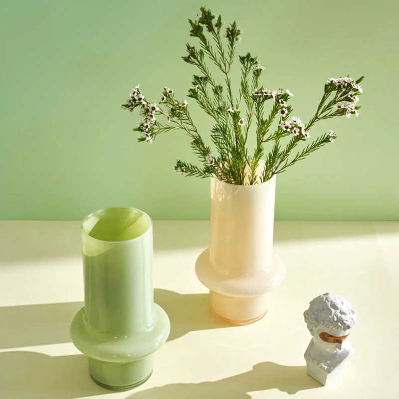 Glass Vase for Flowers Flower Vase, Glass Vases for Centerpieces & Fish Bowl, Flower Vases for Home Wedding Decor 5