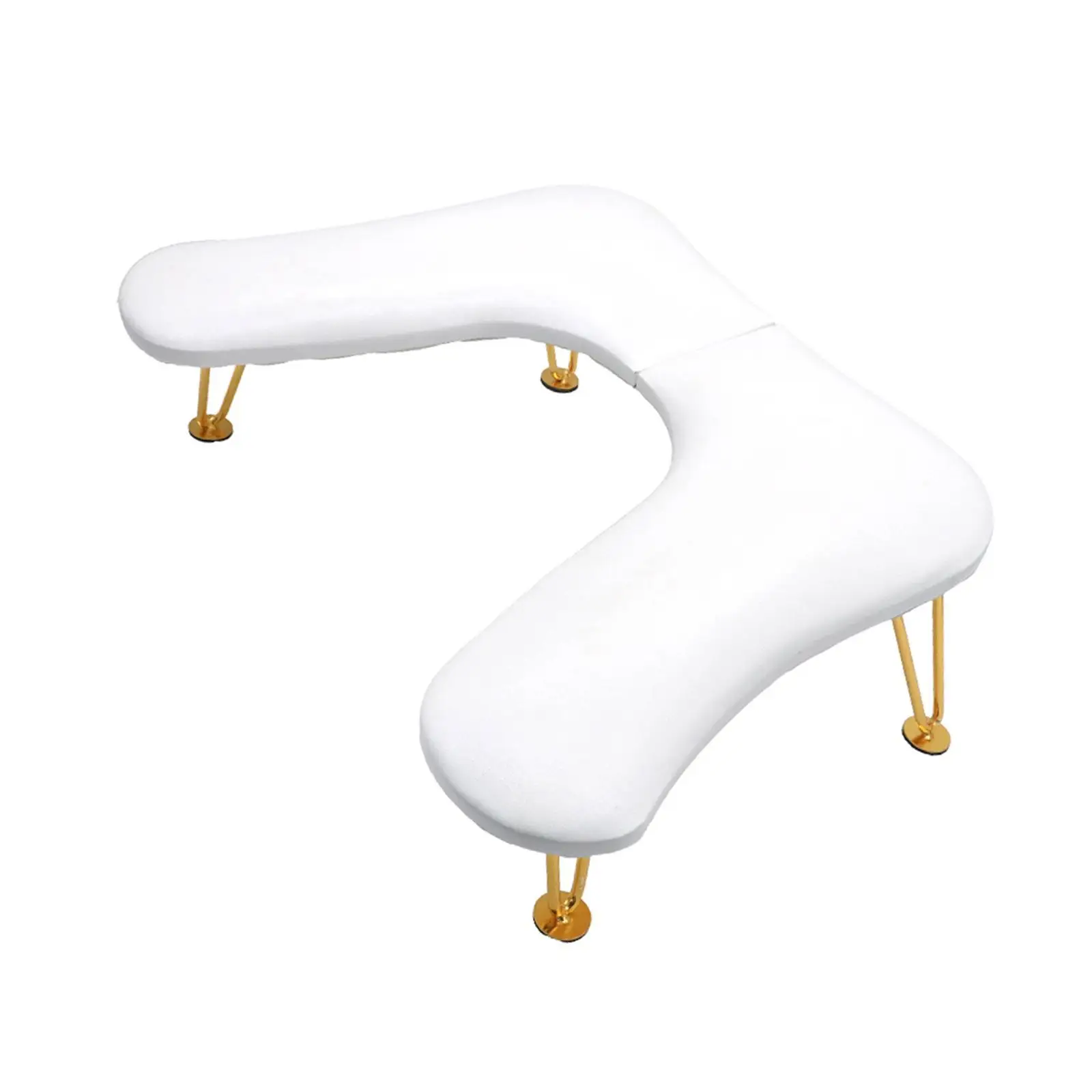 U Shape Arm Rest Manicure Armrest Comfortable Foldable Detachable Metal Stand Arm Rest Cushion Nail Hand Pillow for Personal