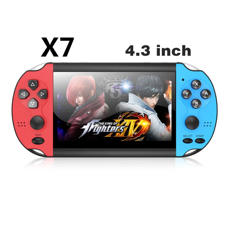 X1/X9/X12 Handheld Game Console Portable Handheld Nostalgic GBA/NES Video Game 5 Inch Large Screen Handheld 