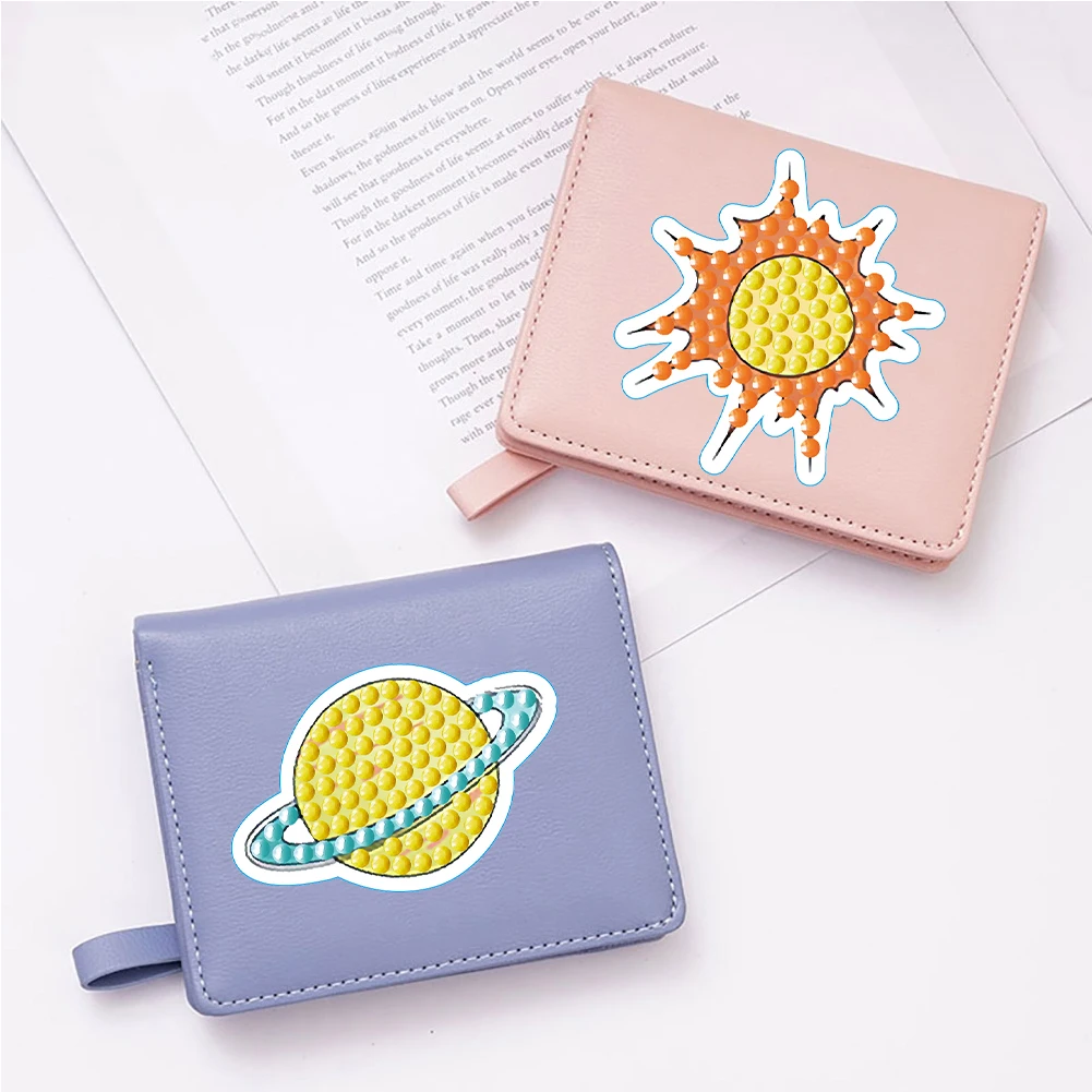 DIY Diamonds Art Mosaic Stickers Diamonds Painting Stickers Cute Cartoon Pattern for Kids Gift Rewards Home Decor 1-2pcs diamond painting stickers