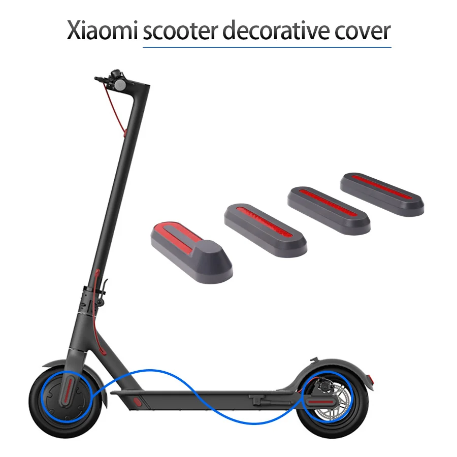 Front Rear Wheel Tyre Cover Hubs Protective Shell Case Sticker For Xiaomi Mijia M365 Scooter