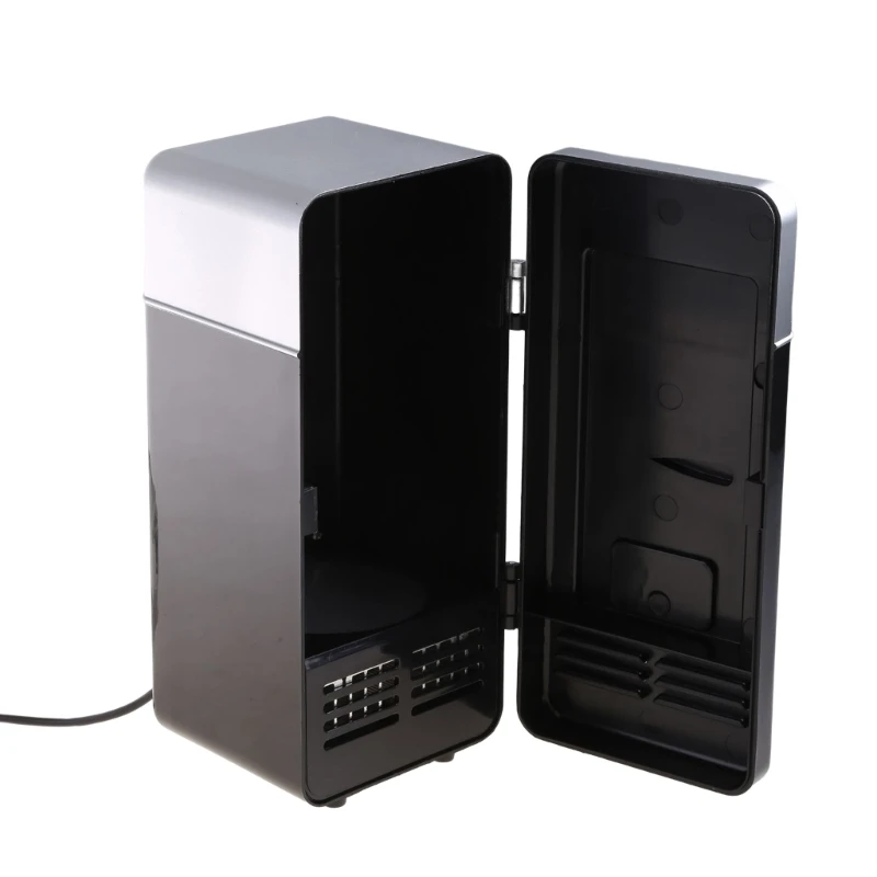 Portable Mini 780ml Fridge USB Powered Car Drink Cooler Home Desktop Boat Travel Cosmetic Fridge Multipurpose Appliances N0PF