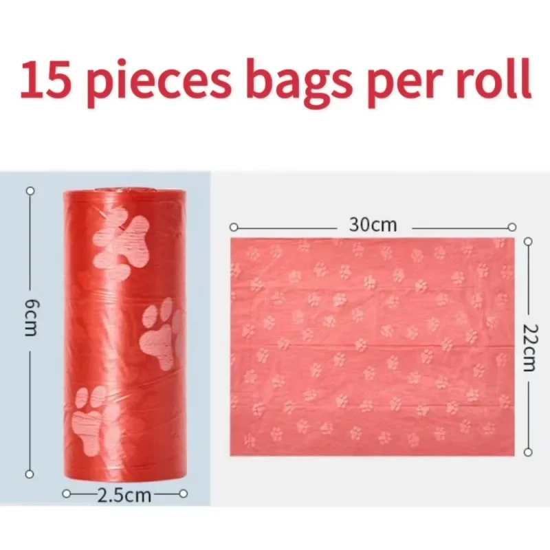 Dog Poop Bags 2-30 Rolls Thick Leak-Proof Dog Poop Bags for Outdoor Walks Pet Biodegradable Trash Bag Degradable Cat Waste Bags Pet Supplies