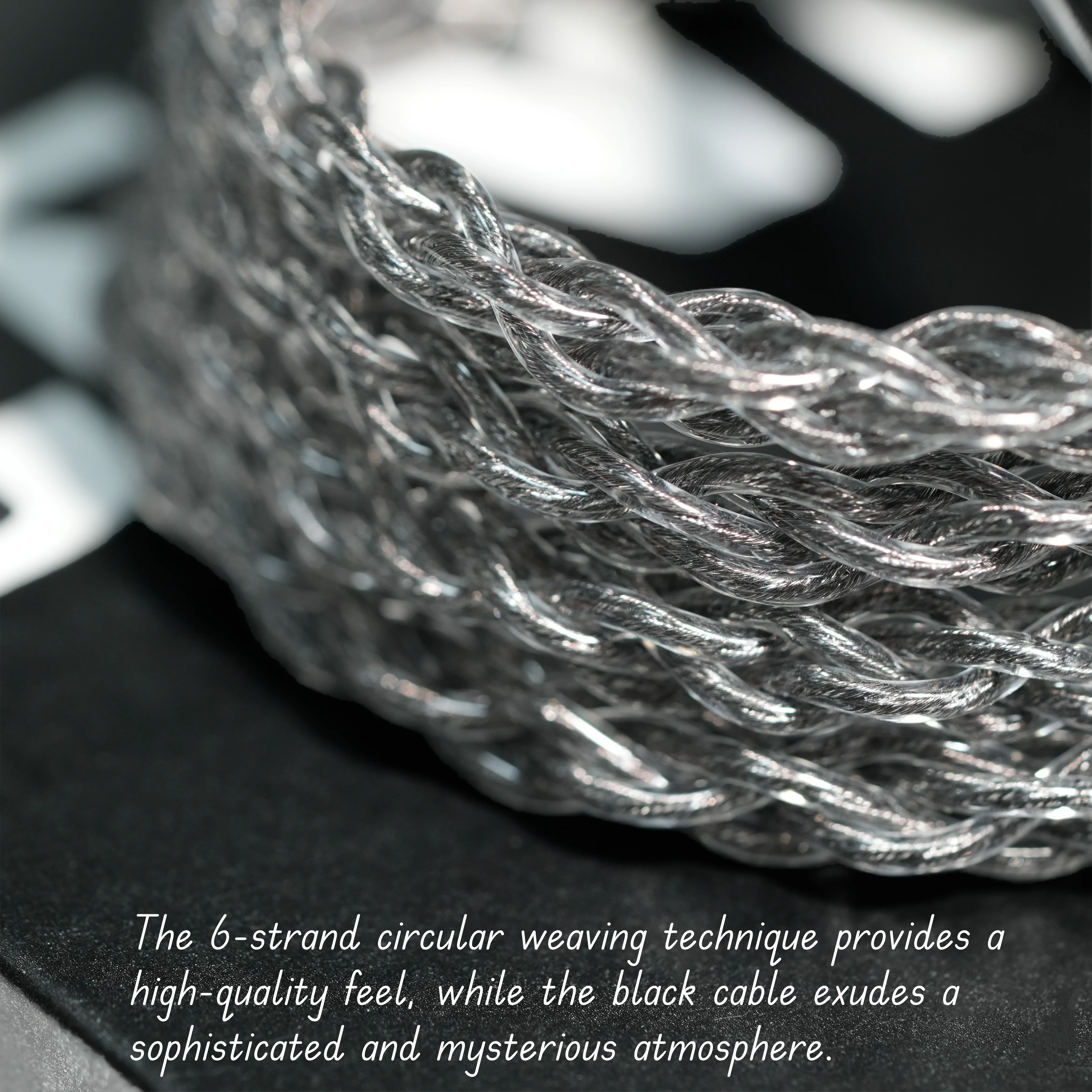 ZiSin-315 6-Core black In ear HIFI earphone upgrade cable 3.5/2.5