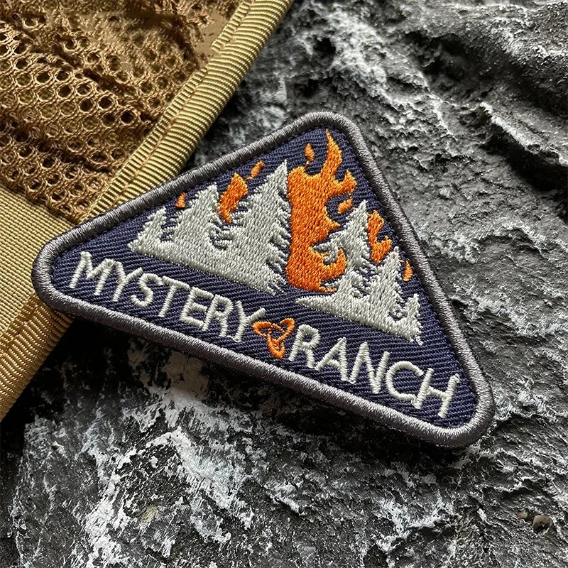 

Mysterious Farm Embroidery Hook and Loop Patch Personality Morale Badge Armband Decorate Tactical Backpack Sticker DIY Badge