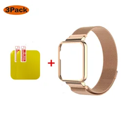 Elegant Milanese Strap and Metal Frame Protector for Smart Watches - Premium Bracelet Watchband for Xiaomi Mi Watch Lite & Redmi Watch 2 Lite (3)