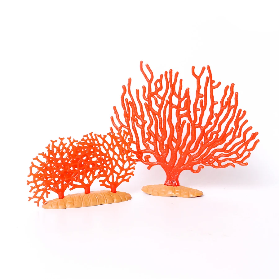 Realistic Coral Sea Anemones Educational Miniature Collection