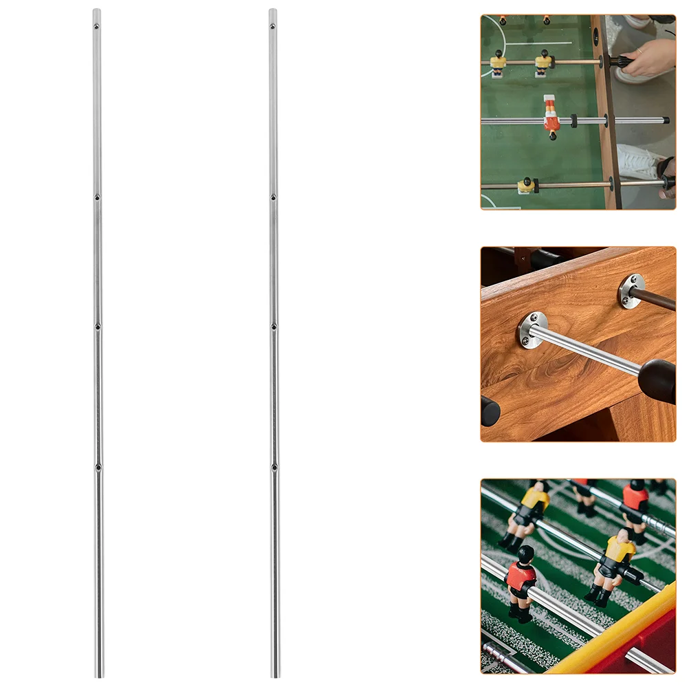 4Pcs Foosball Rods Table Soccer Replacement Football Machine Metal Handles Soccer Tables Table Football Poles Foosball