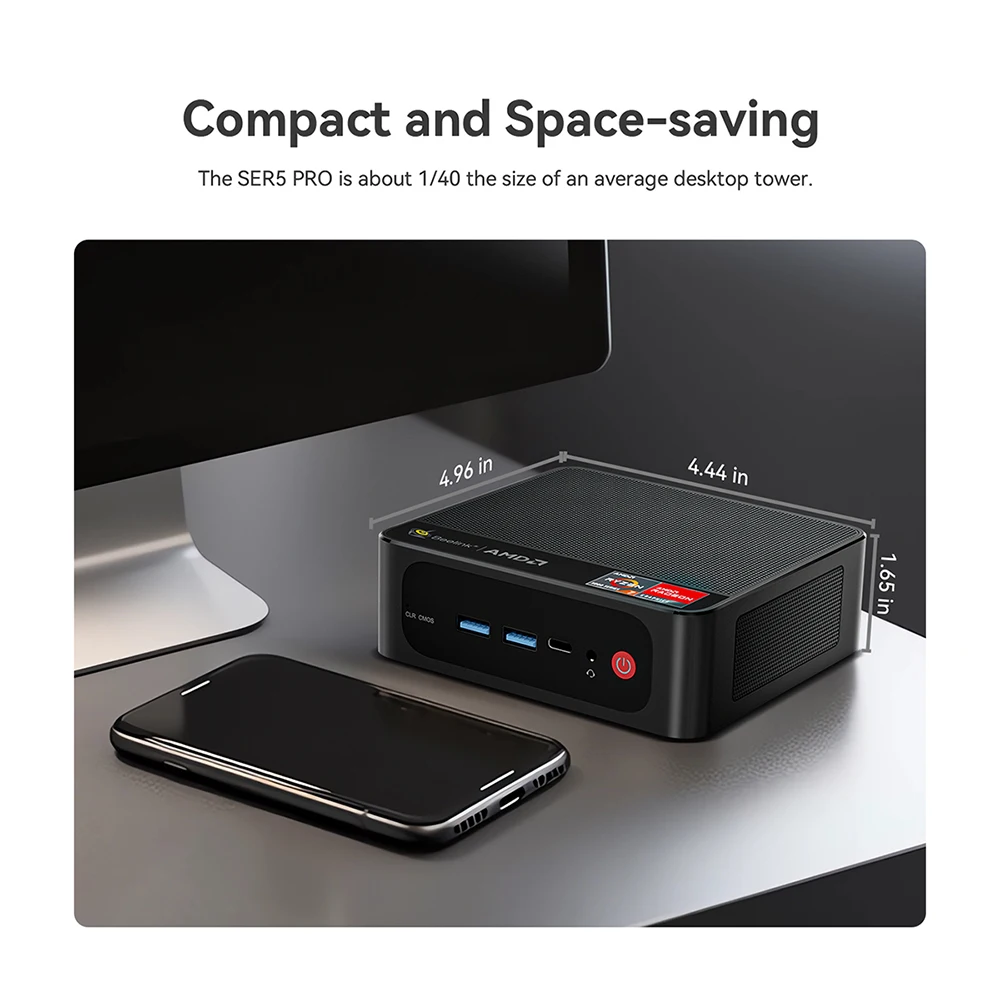 ミニPC Beelink SER5 PRO Ryzen7 5800H 16G 500G Sac6bb68d73dd443397b1a25e034e4