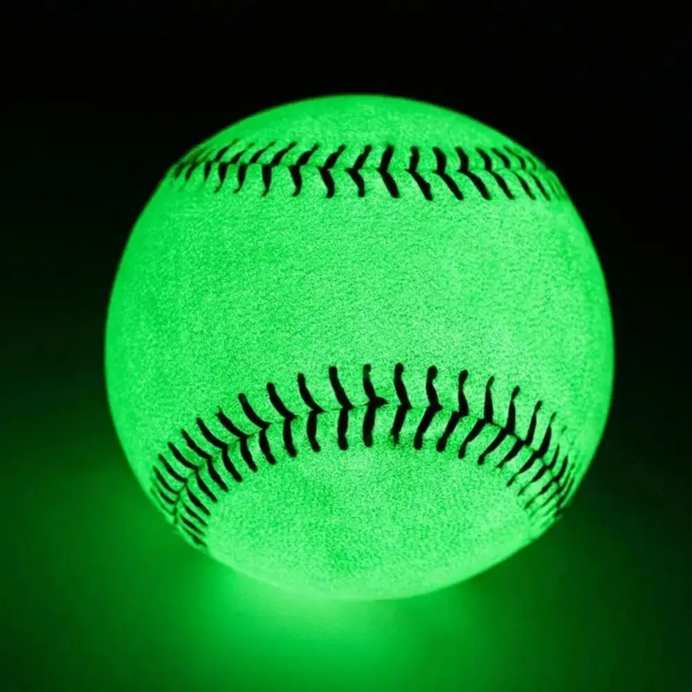 

Официальный размер светильник Up Бейсбол специальный кожаный для ночной тренировки телефон бейсбол белый 9 дюймов светящийся Бейсбол Дети