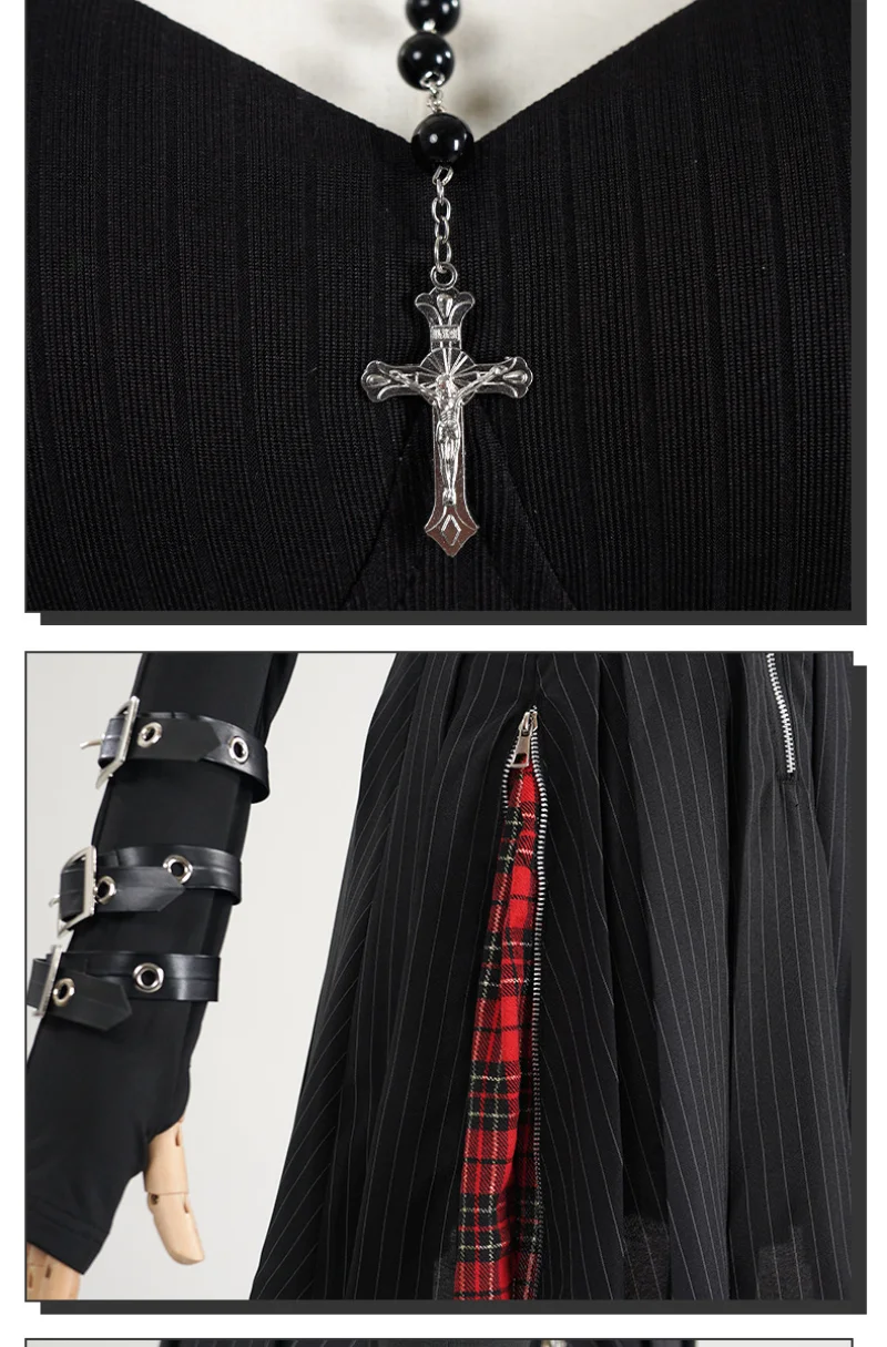 Death Note Misa Amane Gothic Dress Cosplay Costume