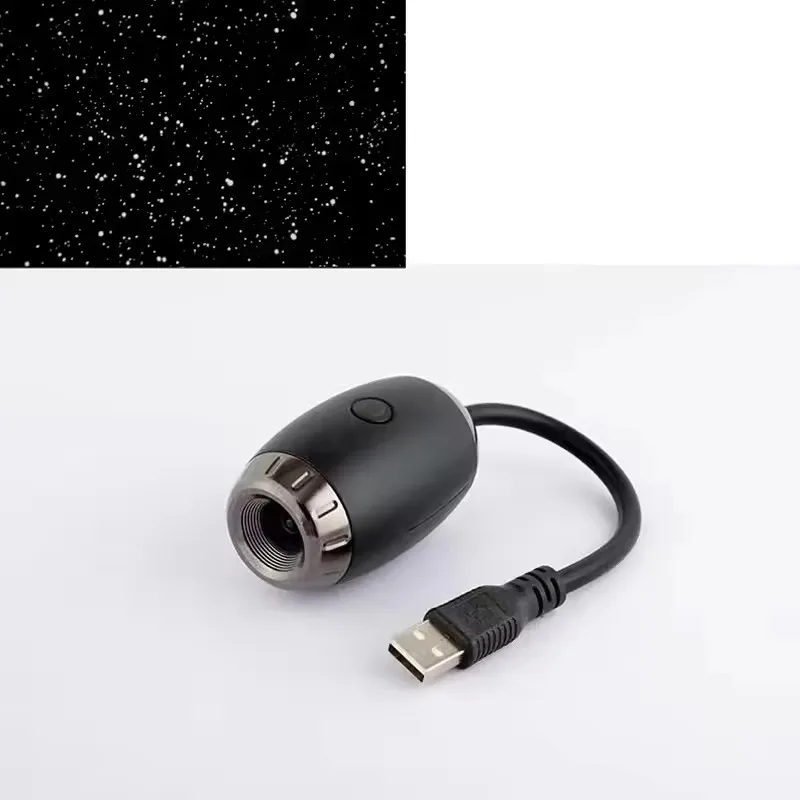 Enchanting LED Starry Sky Night Light – USB Powered Saturn Galaxy Projector Lamp