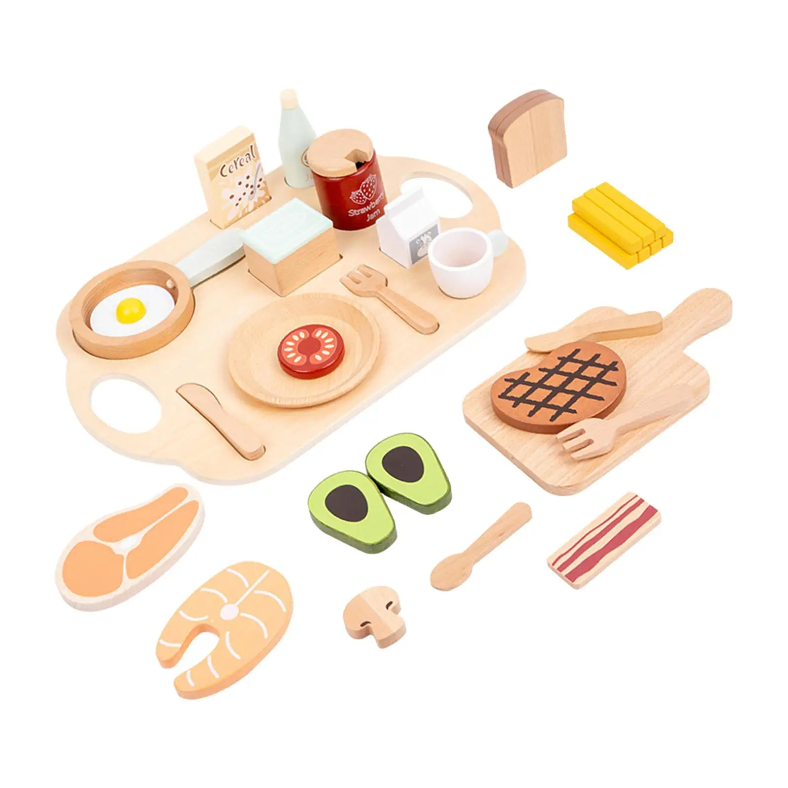 Wooden Pretend Play Sets Educational Wooden Play Set Gift Party Favors