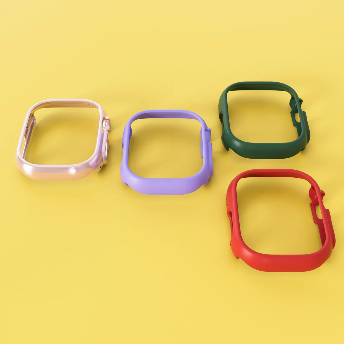 Фото Чехол-бампер для Apple Watch Series 9 8 7 6 5 SE, защита экрана из поликарбоната для Iwatch Ultra 2 49 мм, 45 мм 41 мм 44 мм 40 мм 42 мм 38 мм №5
