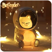 

Cute Galaxy Guardian Pet Astronaut Night Light Personality cat dog Bedroom Decoration Lights Star Light Kids Toys Birthday Gift