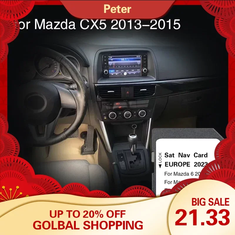 Utilizzare Per Mazda Cx-5 2013 2014 2015 Schede Map Sd Europa Uk Sat Navi 2023 Navigazione 8Gb Fast Delivey Accessori Per Schede Gps
