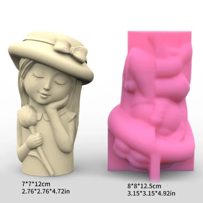 Pen Holder Flower Pot Silicone Mold silicone mold For DIY Decoration