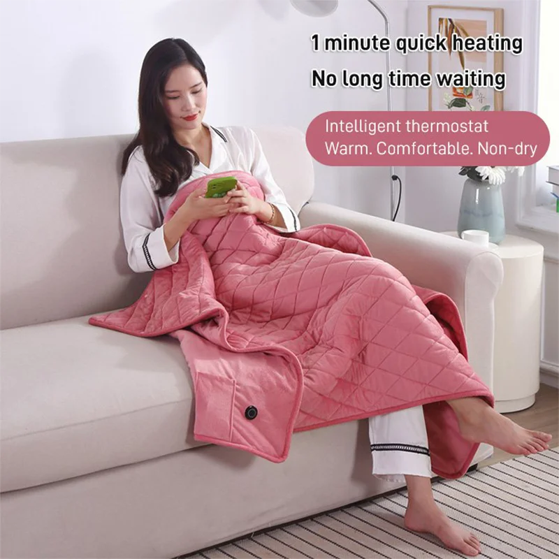 Usb Electric Heating Blanket 5v Usb Large Electric Blanket Powered By Power  Bank Winter Bed Warmer Heated Blanket Body Heater - Electric Blankets -  AliExpress