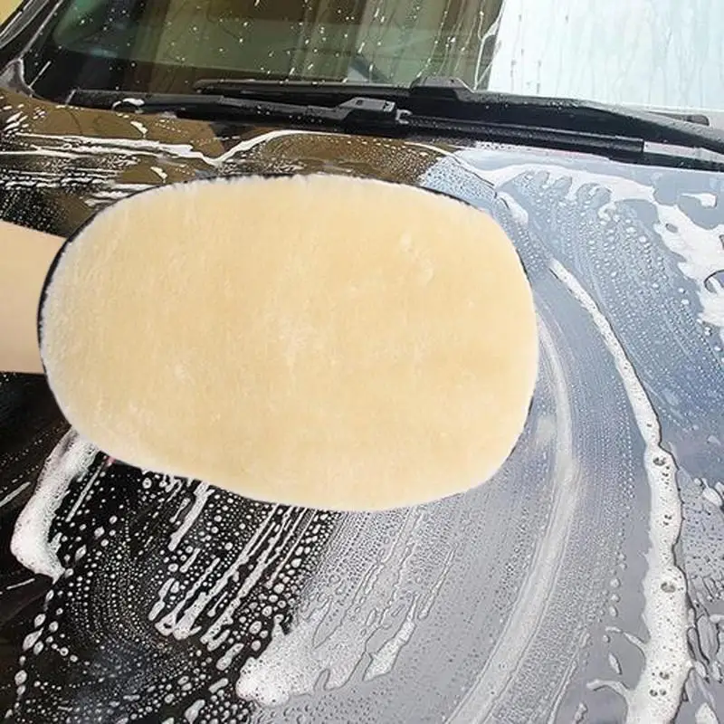 Microfiber Car Wash Mitt Double Sided Soft Wash Mitt Car Gloves Water Absorption Thick Washing Washing Gloves