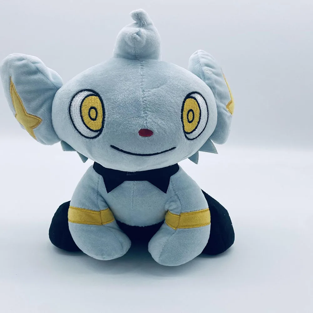 25Cm New Pokemon Luxio Evolution Shinx Luxray Toys Cartoon Soft Doll Big Ear Cat Ornament For Children Birthday Kids Regali Di Natale