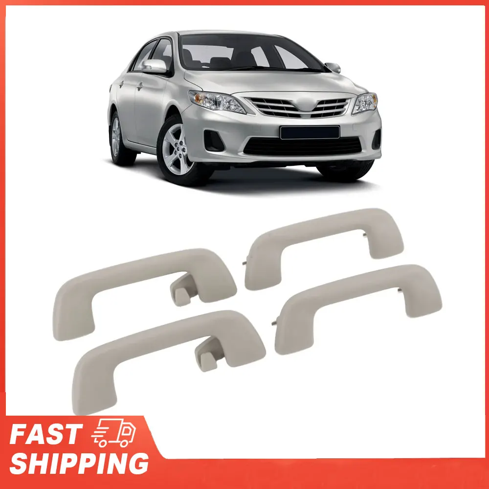 4 Uds tirador Interior de agarre de techo ABS tirador de techo de coche reemplazo de agarre cómodo para Corolla 2007-2013 accesorios de coche