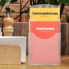 Acrylic Vertical Stationery Shelf Transparent PET Desktop File Storage Box Organizer Brochure Holder Acrylic Pamphlet Display 3