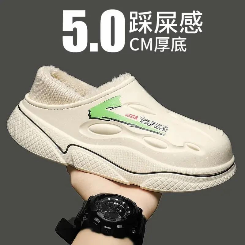 

Мужские зимние ботинки Новинка Зима 2023 мужские ботинки с флисовой подкладкой утолщенные теплые мужские ботинки с хлопковой подкладкой