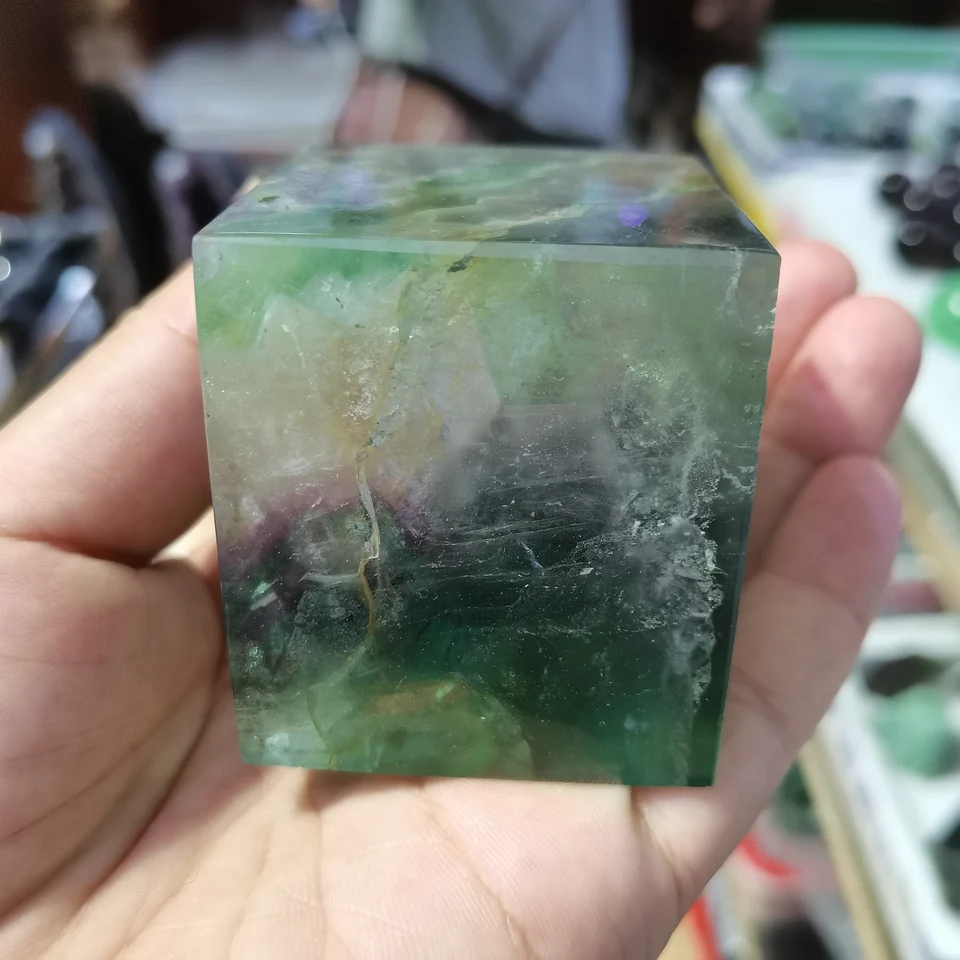 Ularma - Bacchetta Di Fluorite Naturale Esagonale, Cristallo Di - Foto 4