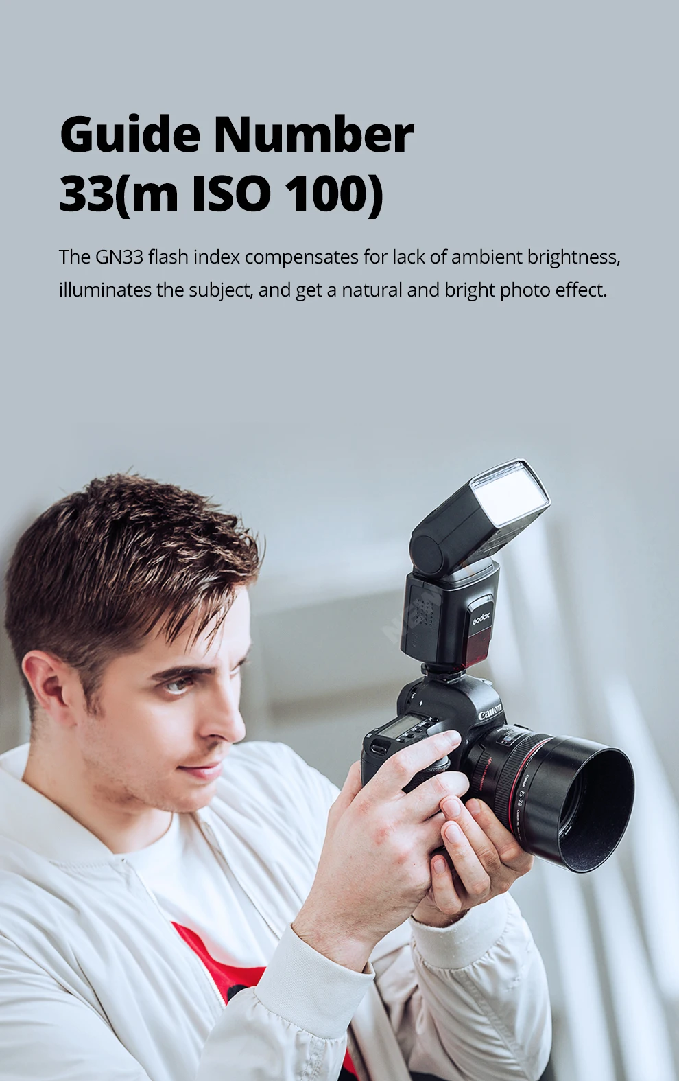 Godox TT520 II Flash TT520II with Build-in 433MHz Wireless Signal + Flash Trigge