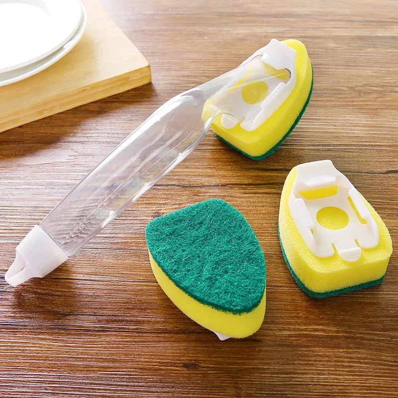 1/6-Dish Wand Soap Cleaning Brush Set