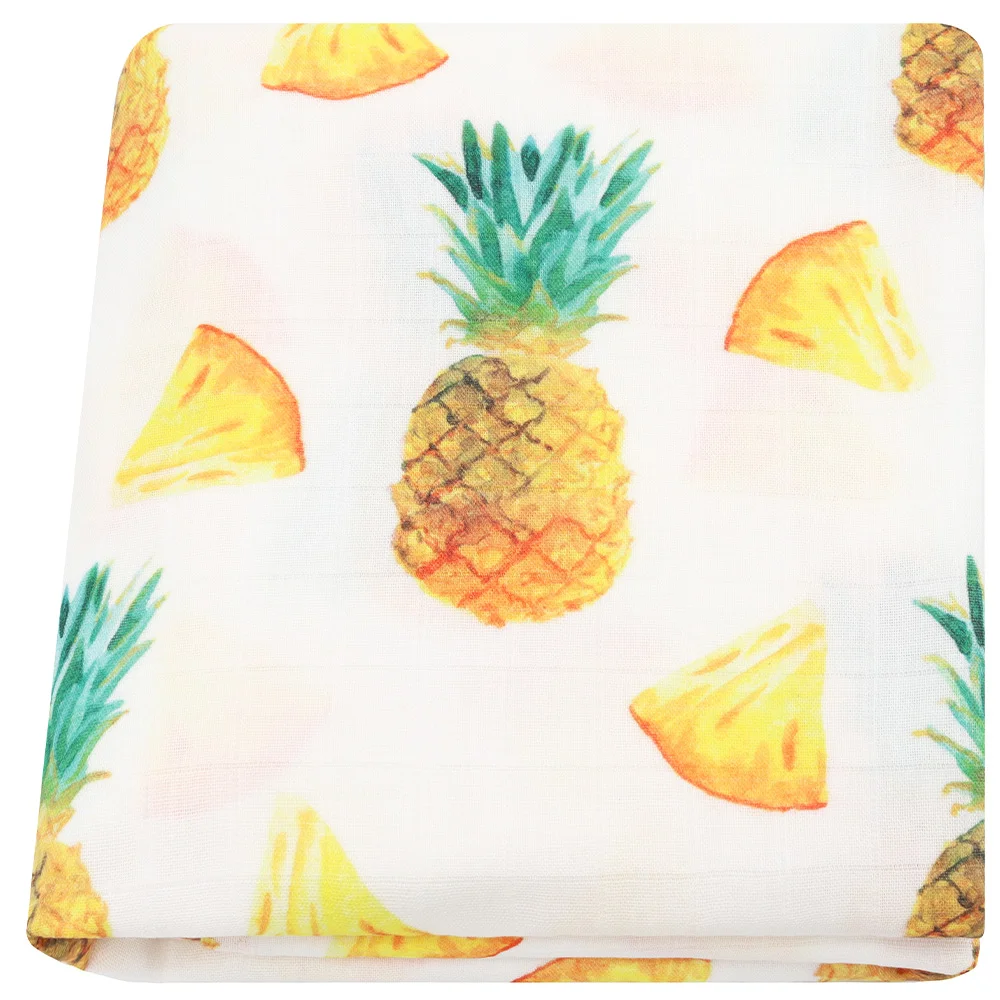 120X120CM Bamboo Cotton Baby Blanket Super Soft Muslin Baby Swaddle Wrap Infant Stroller Nursing Cover Bath Towel