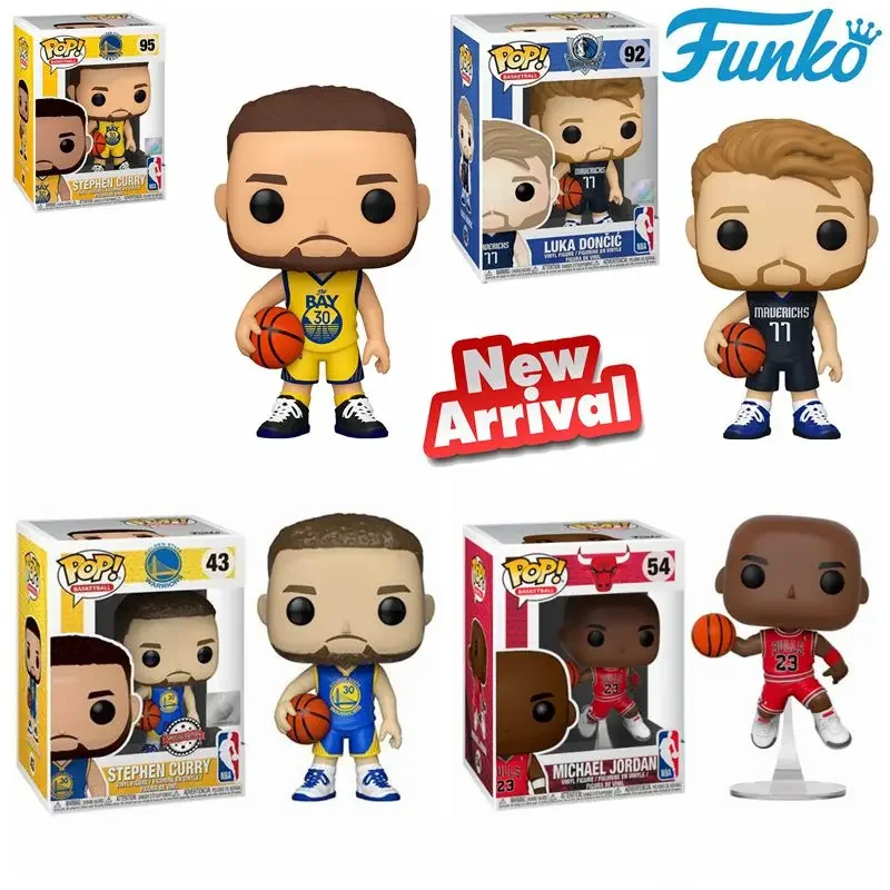 thumbnail image 1 of Funko pop Michael Jordan 54# 56# Lebron James Curry 43# 95# LUKA 92# Figura Super Basketball Star PVC Colección Modelo Muñeca Juguetes, 1 of 5