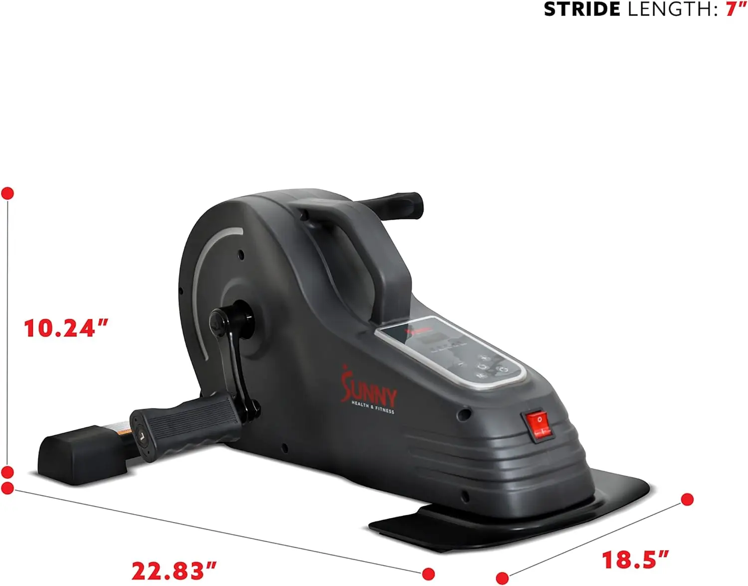 Health & Fitness Dual Function Under Desk Pedal Exerciser, Portable Indoor Cardio Mini Bike at Home, Arm/Leg Cycle for Sen