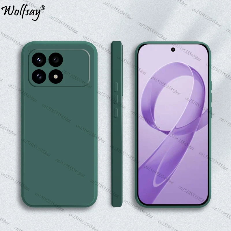 Shockproof Soft Liquid Silicone Back Case - Original Cover