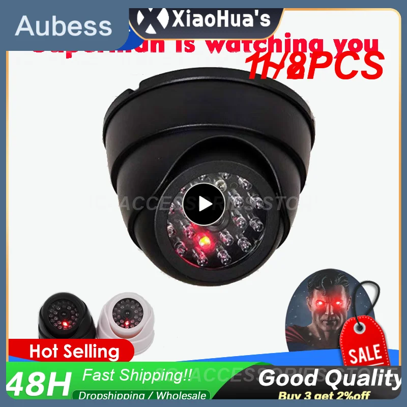 

1 ~ 8 шт. искусственная купольная камера наружной безопасности с красной мигающей фотографией