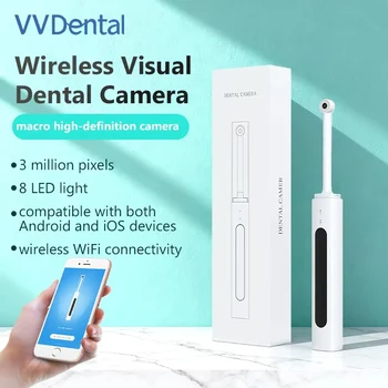 Telecamera Dentale 3MP WiFi, Sensore per Esame Intraorale, Videocamera Elettronica HD, Endoscopio per Cliniche
