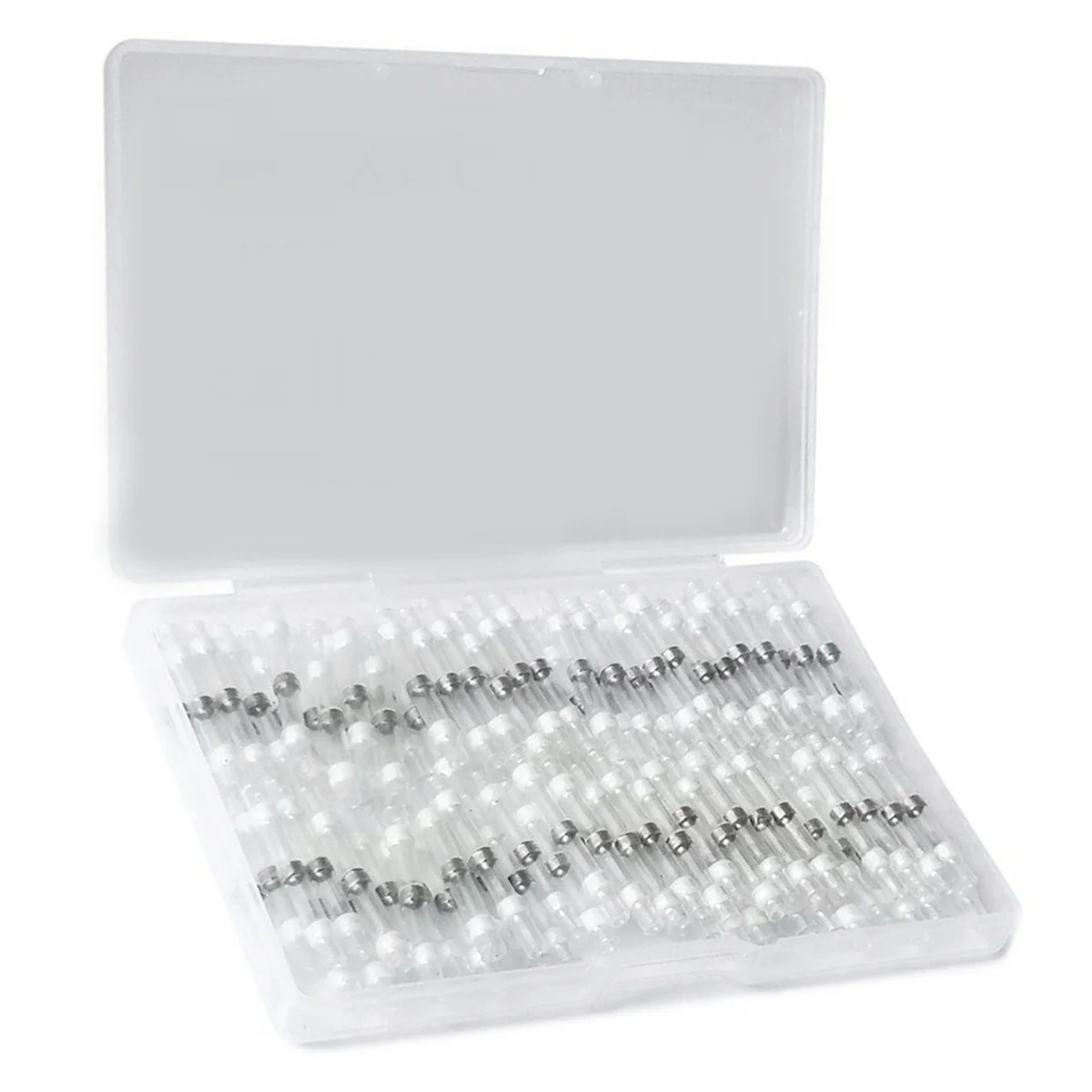 800PCS 26-24 AWG 흰색 솔더 씰 와이어 커넥터, 열 수축 버트 커넥터, 방수 및 절연 와이어 터미널