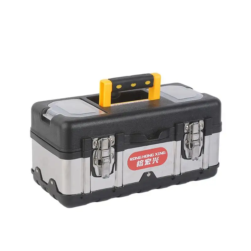 Portable Toolbox Heavy Duty Small Parts Organizer Car Tool Box Safety Protective Tool Case Outdoor Portable Box Auto Accessories