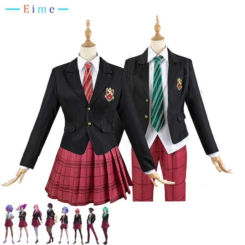 LOLStarGuardianCosplayCostumeHighSchoolUniformsPartySuit