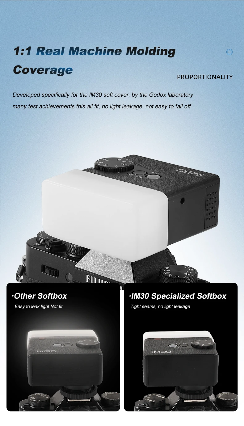 Soonpho Flash Diffuser Cover for IM30 Photography Accessories Camera Speedlite