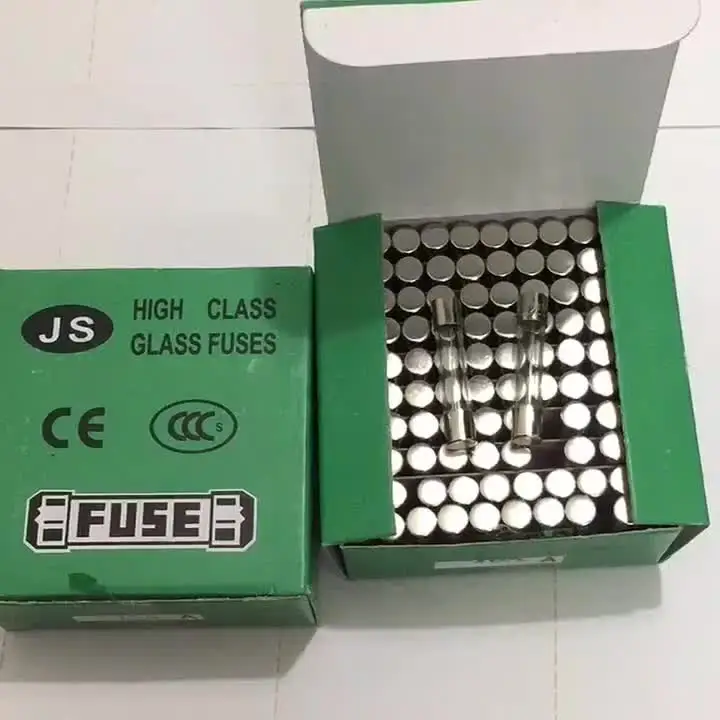 BOJACK 12 valori 60 pezzi kit assortimento fusibili vetro soffiato lento 6x30 mm 250V T 0,5A 1A 2A 3A 4A 5A 6A 7A 8A 10A 15A 20A confezione in una scatola di