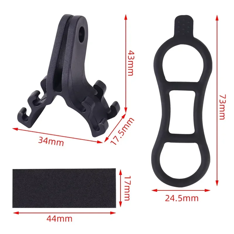 Universal Bicycle Light Torch Holder and Flashlight Bracket