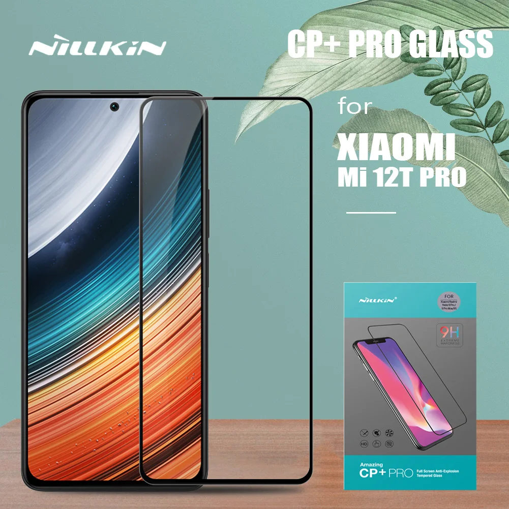 

for Xiaomi Mi 12T Pro Glass Nillkin CP+/9H/H+ Pro Tempered Glass Safety Protect Screen Protector for Xiaomi Mi12T Mi 12T Pro 5G