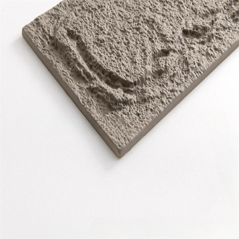 3D Stereo Wandpaneel Muurstickers 25X45cm Sxp Pu Imitatie Rots Baksteen 2cm Dikker Gesimuleerde Steen Leisteen met Zelfklevende