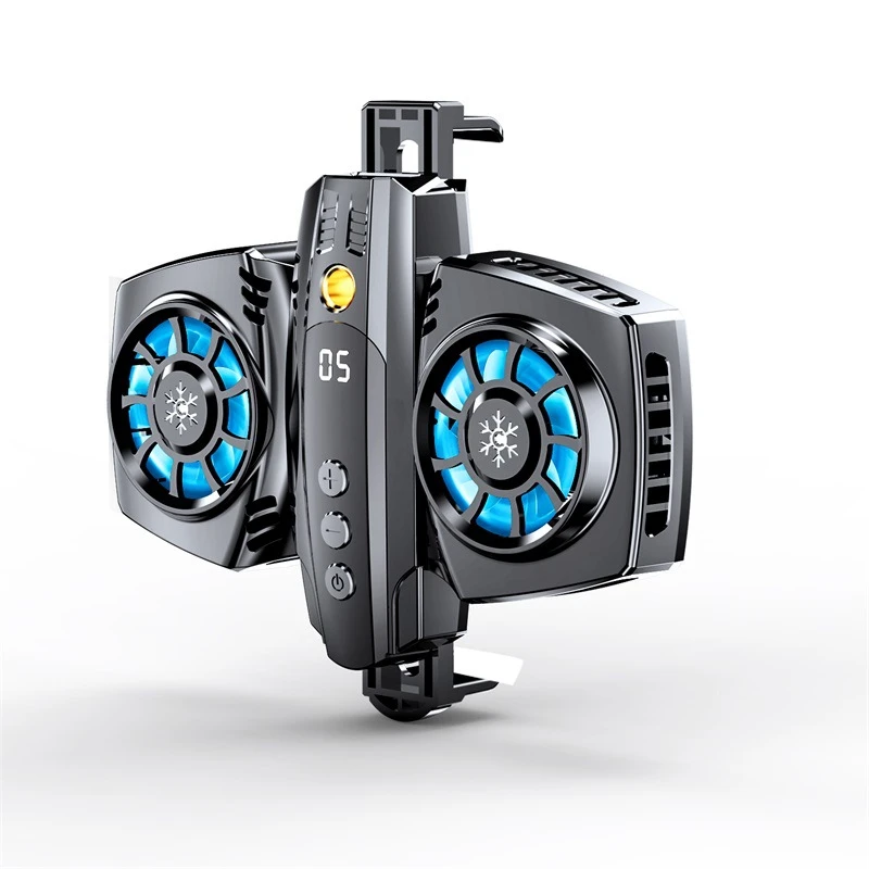 

Cooler Gamer Fan Dual Cooling Pad Universal Live streaming Cooler with Fan Game Radiator