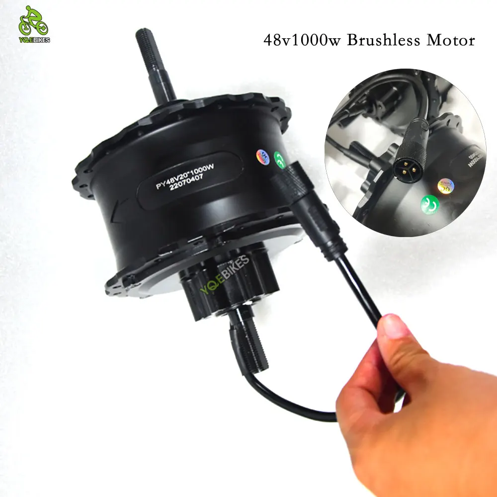 YQEBIKES Hot Selling High Speed 48V1500W 2000W Brushless MTB Hub City Electric Bike Motor